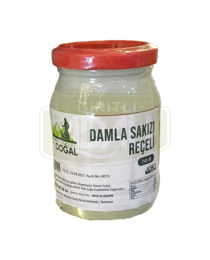 DAMLA SAKIZI MACUNU 240 gr.