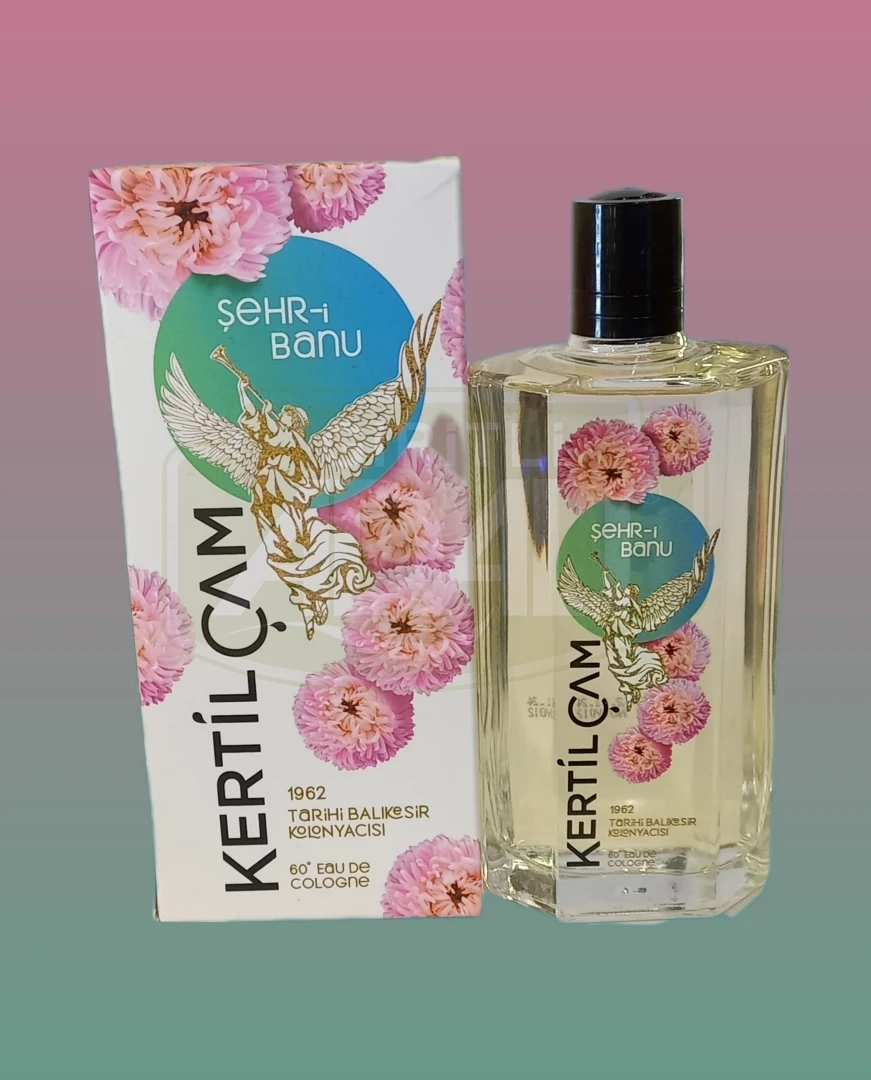 Kertil Çam Şehr-i Banu 200 ml. Kolonya (Dekoratif cam şişe)