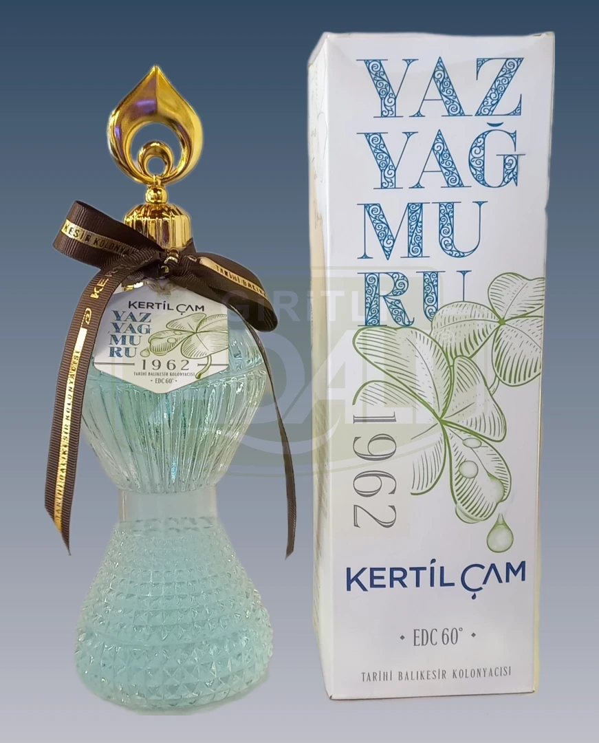 Kertil Çam Yaz yağmuru Kolonyası 400 ml. (Dekoratif cam şişe)