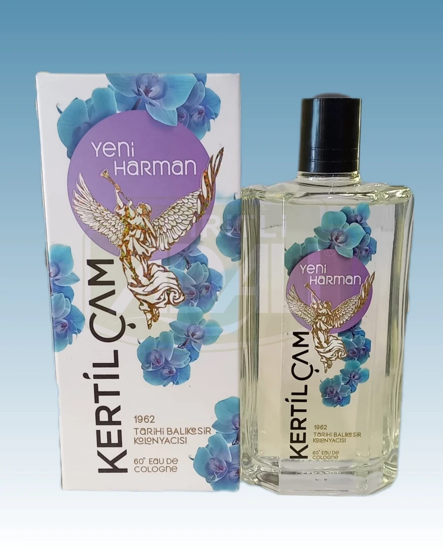 Kertil Çam Yeni Harman 200 ml. Kolonya (Dekoratif cam şişe)