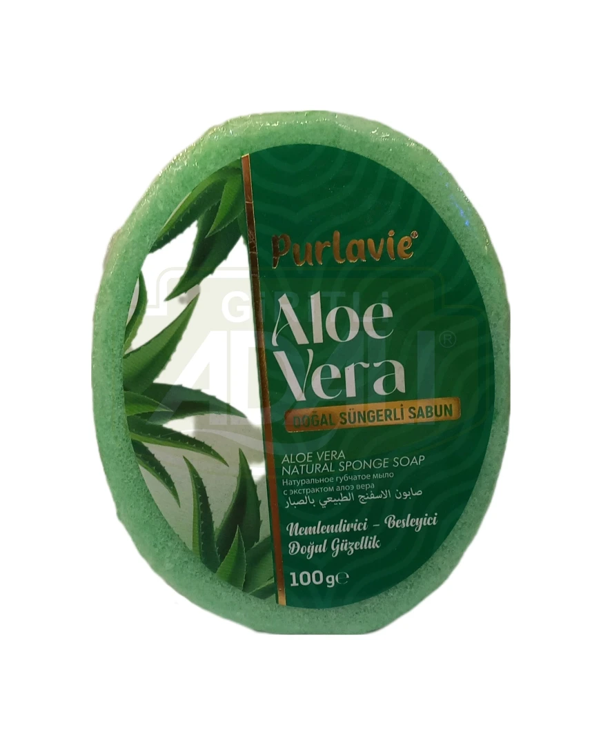 PURLAVİE ALOEVERA SÜNGERLİ SABUN