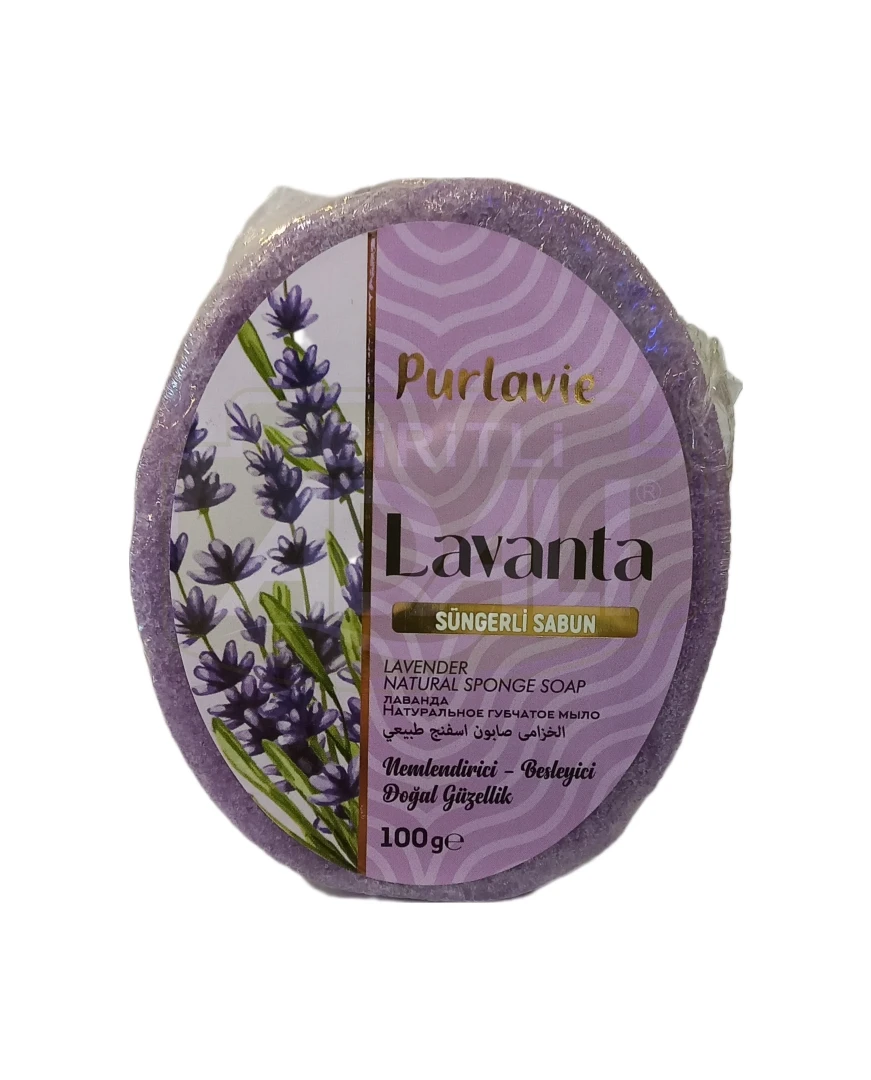PURLAVİE LAVANTA SÜNGERLİ SABUN