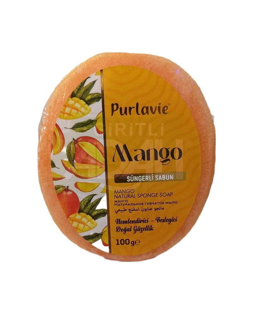 PURLAVİE MANGO SÜNGERLİ SABUN