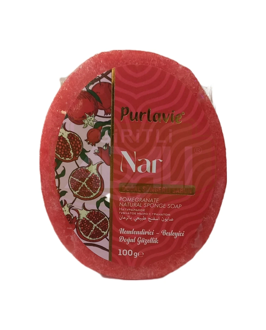 PURLAVİE NAR SÜNGERLİ SABUN
