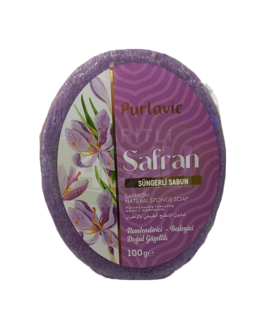 PURLAVİE SAFRAN SÜNGERLİ SABUN