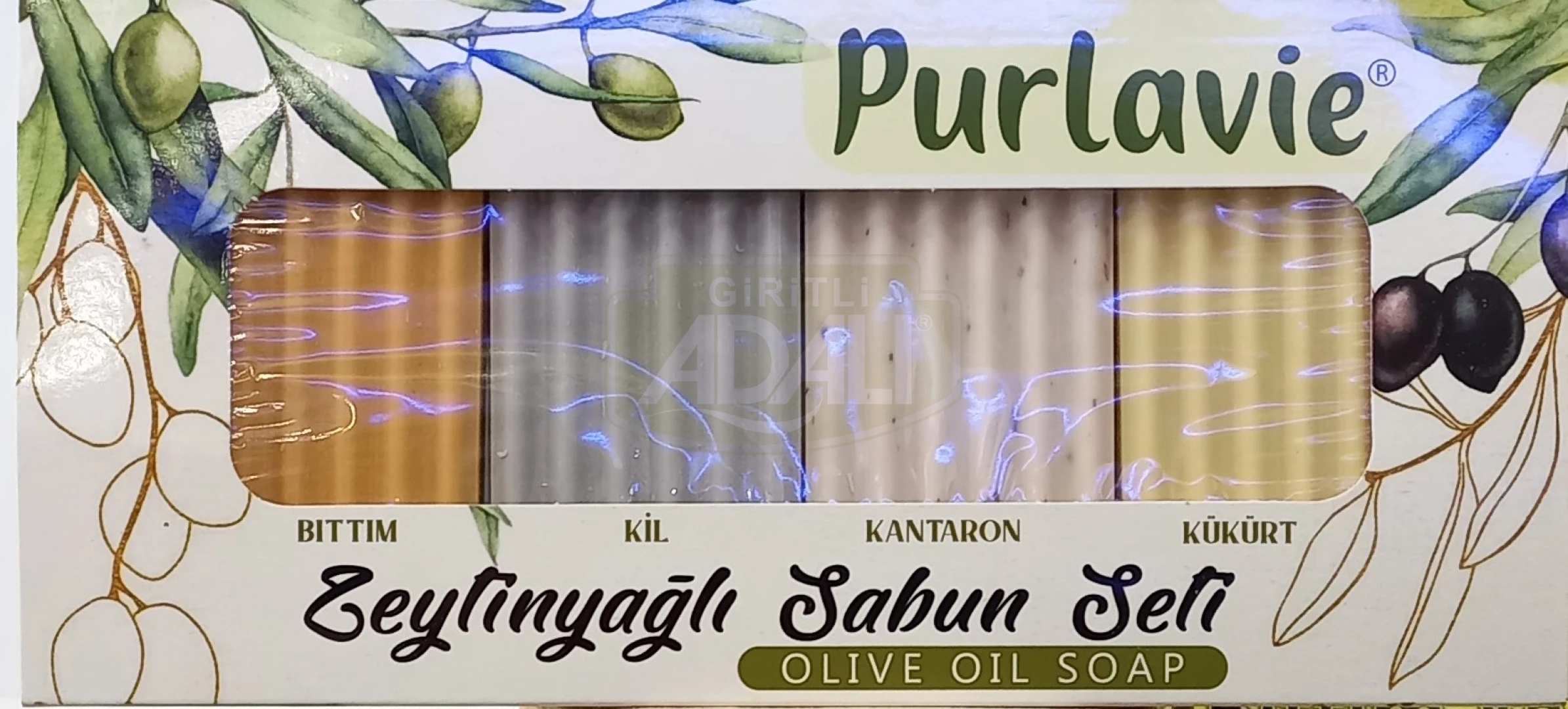PURLAVİE ZEYTİNYAĞLI SABUN SETİ