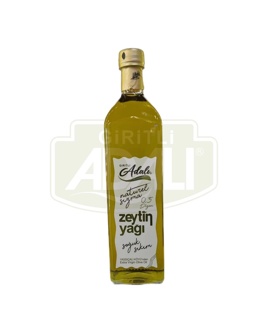SOĞUK SIKIM NATUREL SIZMA 1 LT.   Cam şişe ZEYTİNYAĞI