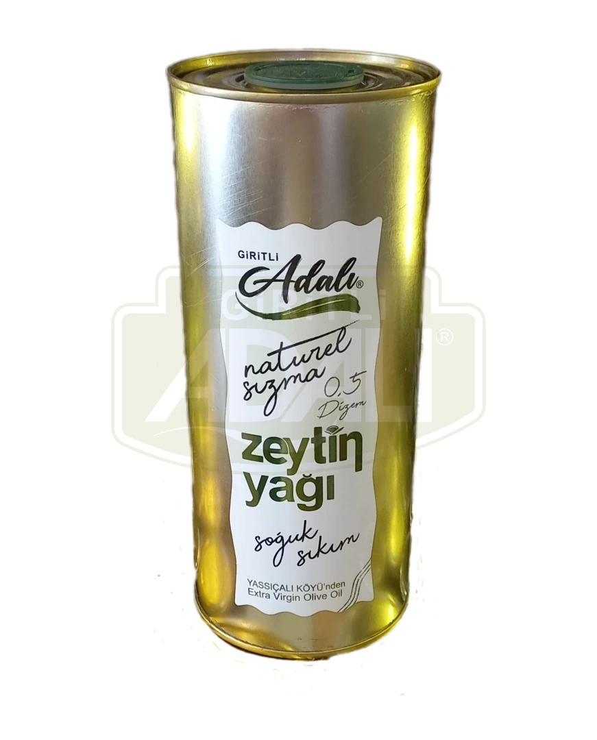 SOĞUK SIKIM NATUREL SIZMA 1000 ml. ( Teneke Kutu) ZEYTİNYAĞI