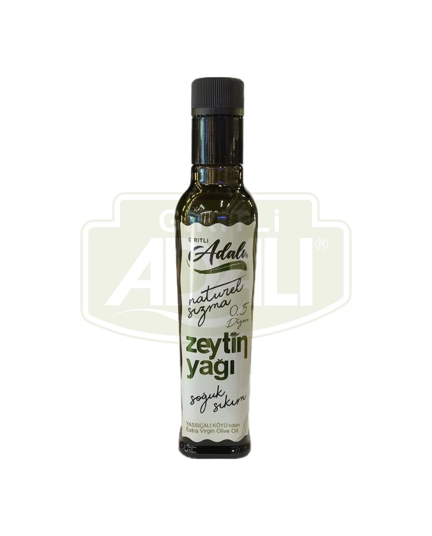 SOĞUK SIKIM NATUREL SIZMA 250 ml. (Cam şişe bilyeli) ZEYTİNYAĞI