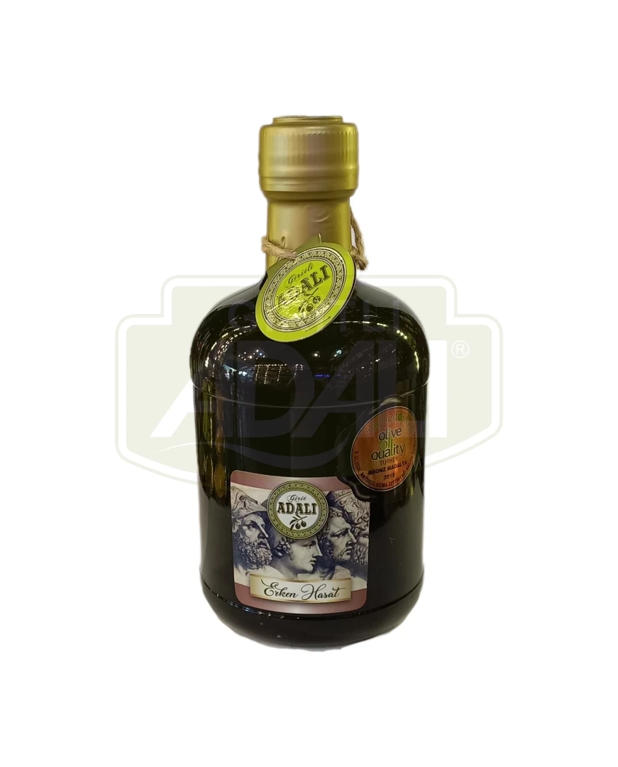 SOĞUK SIKIM NATUREL SIZMA  ERKEN HASAT 1 /2 (yarım). CAM ŞİŞE ZEYTİNYAĞI