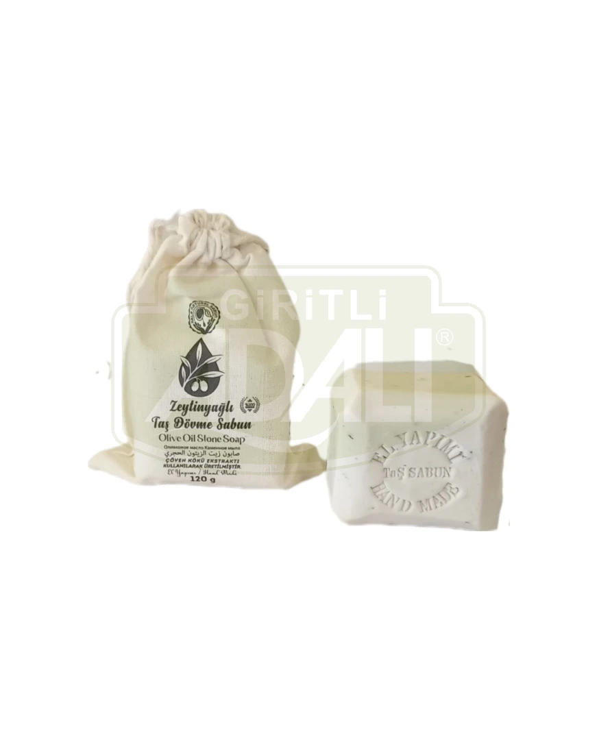 ZEYTİNYAĞLI  TAŞ DÖVME SABUNU 120 gr.